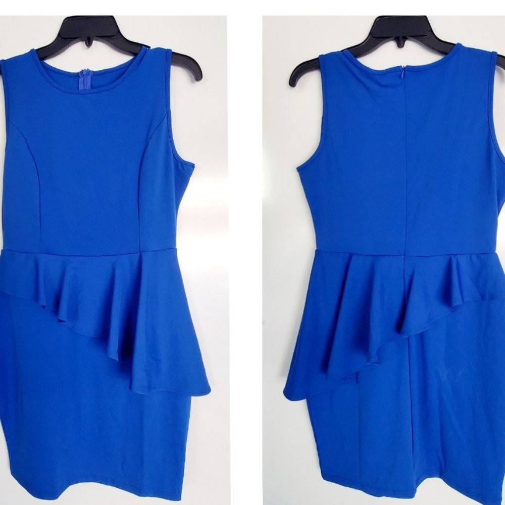Cute Peplum Mini Dress